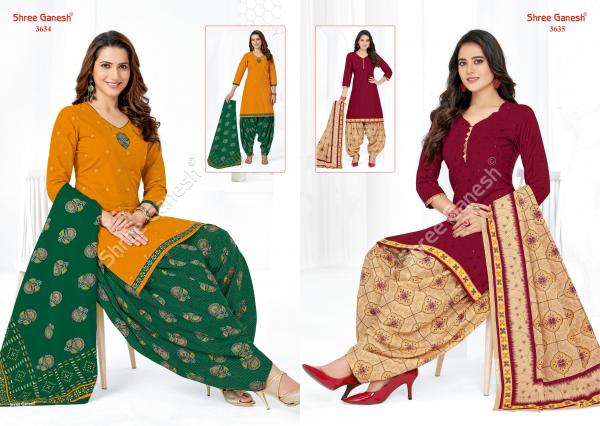 Shree Ganesh Hansika Vol-16 Cotton Designer DressMaterial